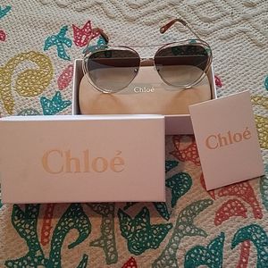 New Chloe Aviator sunglasses